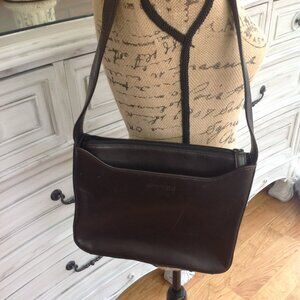 Brown Leather shoulder Bag